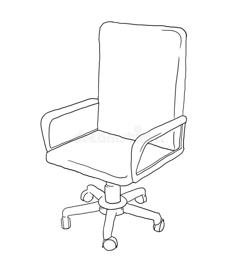 Premium Vector | Vector simple chair with different views outline  illustration