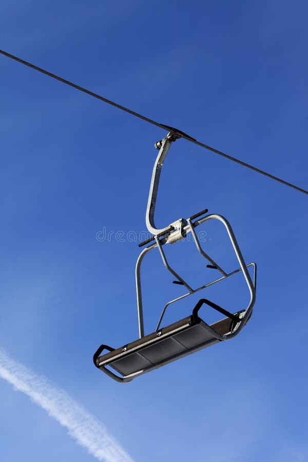 Chair lift at ski resort stock image. Image of chairlift 25624009