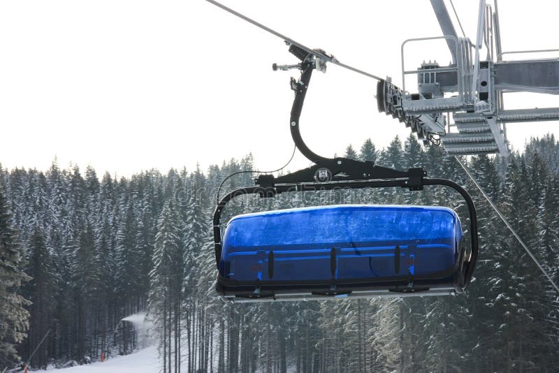 Chair lifts in Jasna Ski Resort, Slovakia