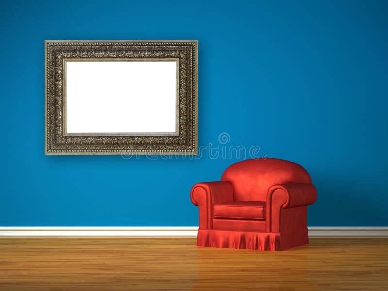 Chair with picture frame