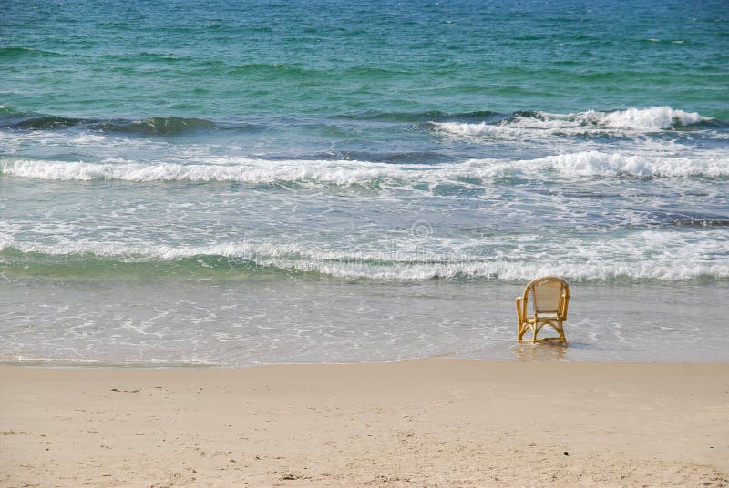 Chair & sea