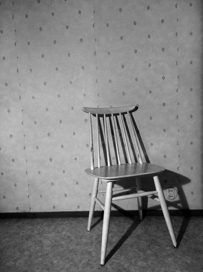 A chair stock photo. Image of simple, white, chair, painted 54327954
