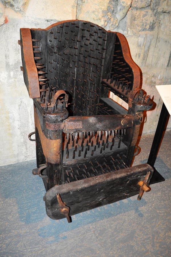 Chair of torture stock photo. Image of pain, medieval 61272298