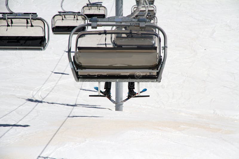 Chairlift on a ski resort stock image. Image of people 36938359