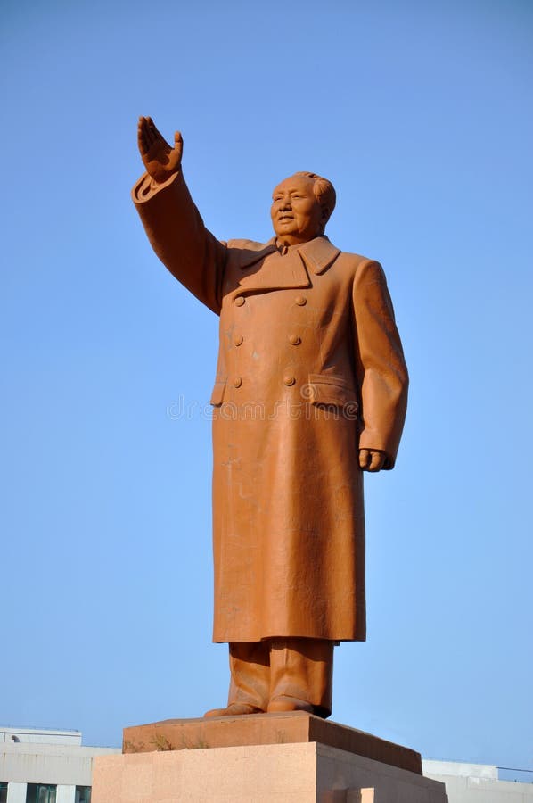 Chairman Mao Statue, Shenyang, China Stock Image Image of asian