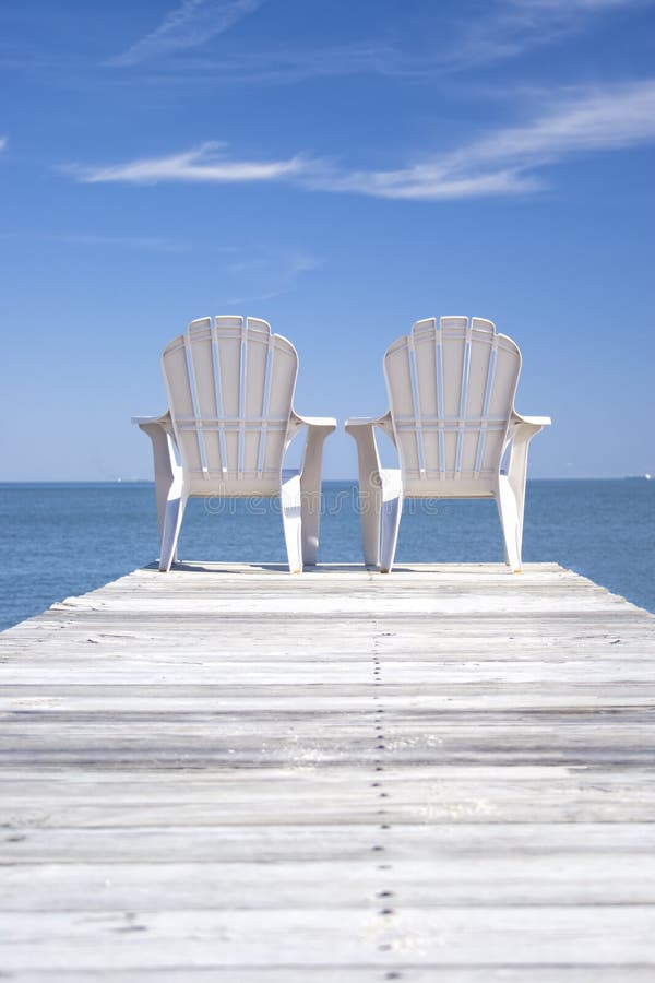 Chairs on a Dock