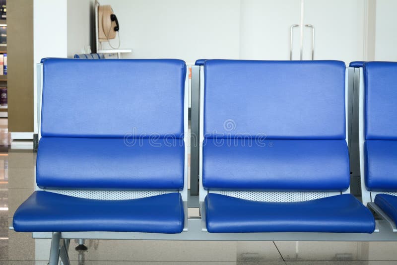 Chairs for passengers at the Terminal 1 of Changi Airport in Singapore stock photo Chairs for passengers at the Terminal 1 of Changi Airport in Singapore stock photo