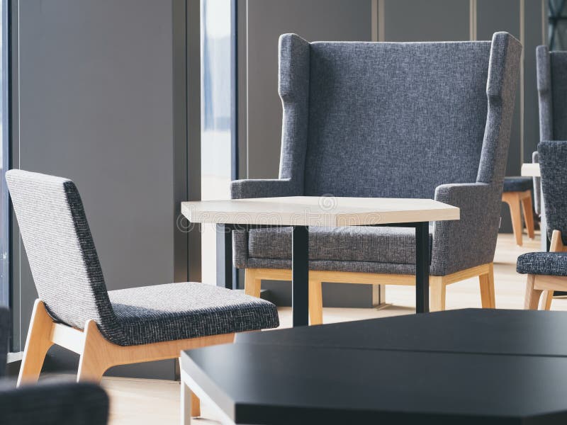 Chairs and Table Lobby Room Interior Decoration Stock Image Image of