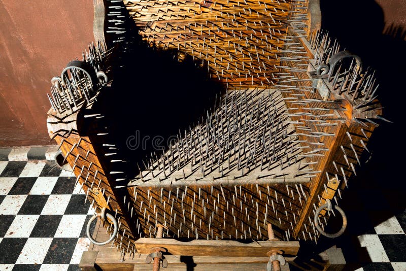 Chaise de torture photos stock Chaise de torture photos stock