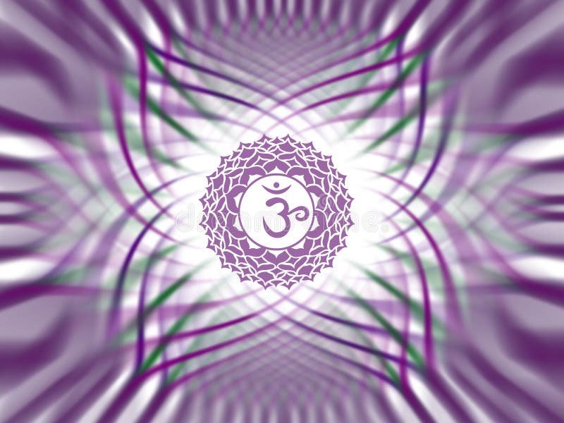 Chakra de Sahasrara ilustração royalty free Chakra de Sahasrara ilustração royalty free