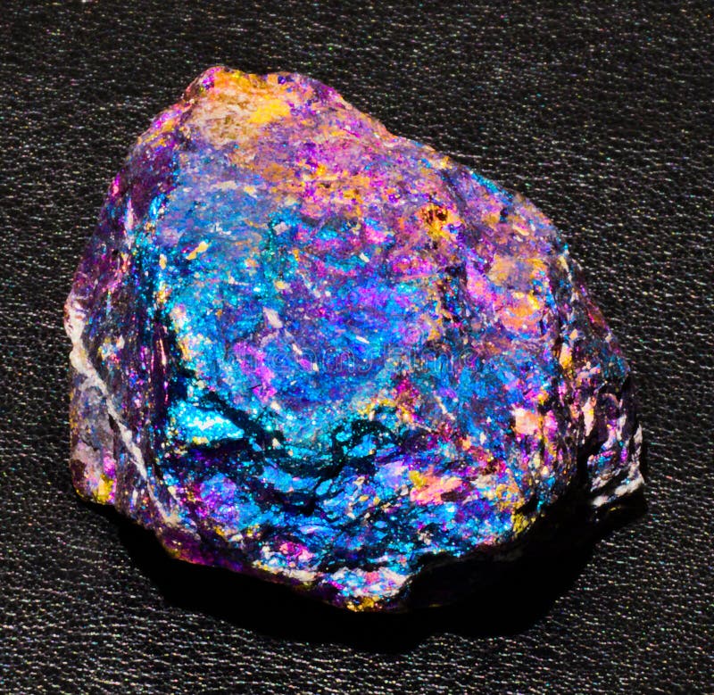 Chalcopyrite specimen stock afbeelding