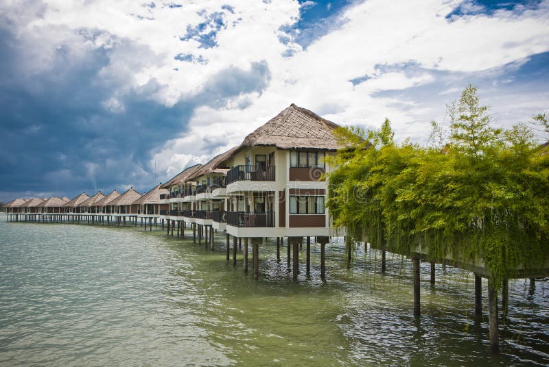 Chalet above sea stock photo. Image of travel, pool, relax - 28246984