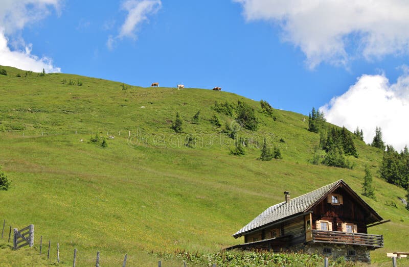 Chalet on the Grossglockner, Austria Stock Photo - Image of grandiose ...