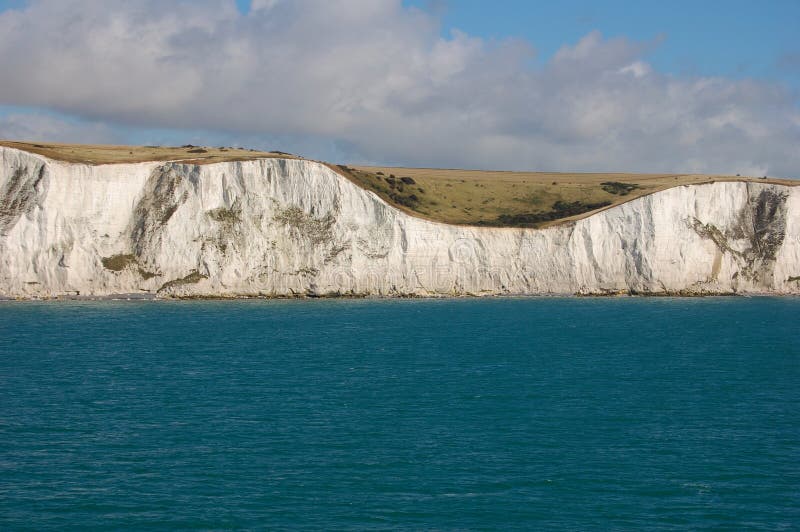 Chalk cliffs stock image. Image of geology, blue, chalk - 8443483