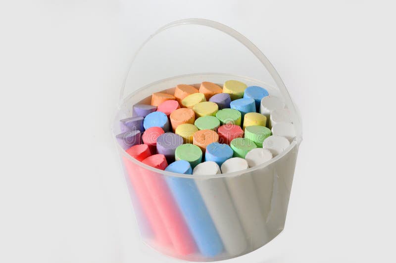 Chalk crayons stock photo. Image of pastel, paint, pavement 28845480