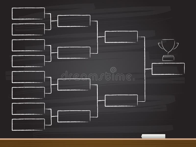 tournament quarter-finals of the championship table on sports with a  selection of the finalists and the winner 13686845 Vector Art at Vecteezy