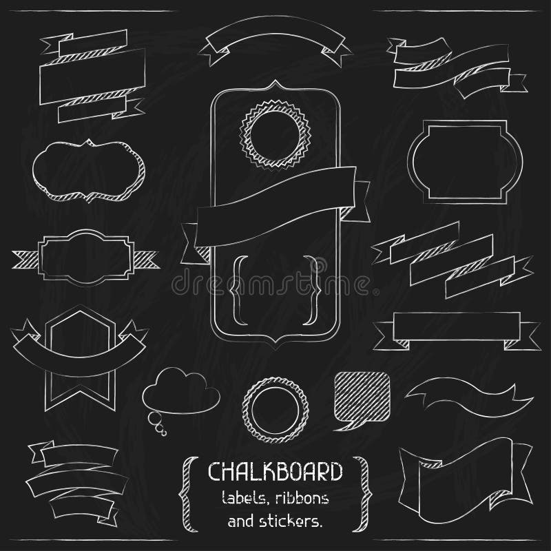 free chalkboard label clipart