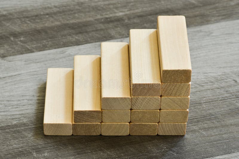 Challenge / Goal Concept - Stairway Upwards Of Building Blocks O royalty free stock photos Challenge / Goal Concept - Stairway Upwards Of Building Blocks O royalty free stock photos