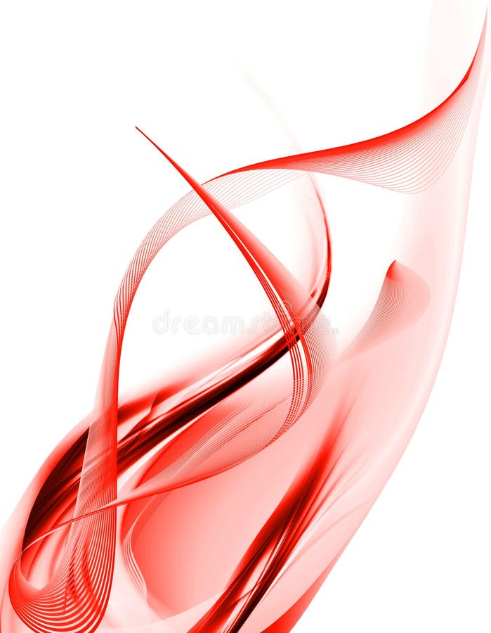Chama abstrata vermelha no fundo branco ilustração do vetor Chama abstrata vermelha no fundo branco ilustração do vetor