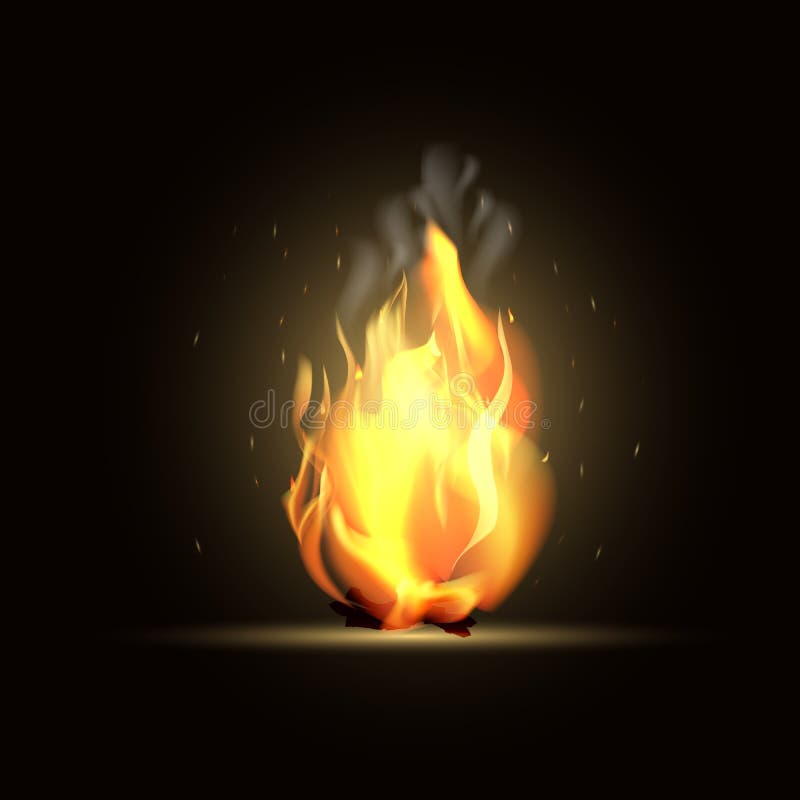 ícone De Chama Vetorial. Ilustração Simples Do Fogo Em Estilo Plano  Ilustração do Vetor - Ilustração de desenho, incêndio: 183946998