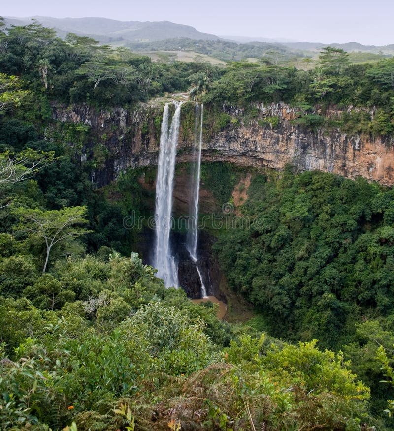 Cascate tropicale isola da.