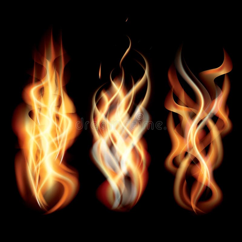 Chama · fogo · chamas · ardente · abstrato · branco - ilustração de vetor ©  liolle (#8815124)