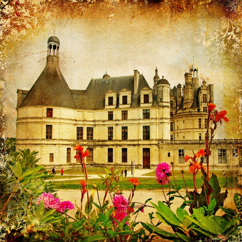 Chambord castle stock image. Image of country, landscape 12447691
