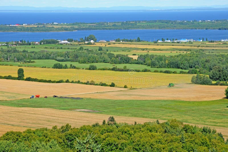 Chambord, Quebec; Canada June 25 2018 Saint Jean Lake Editorial