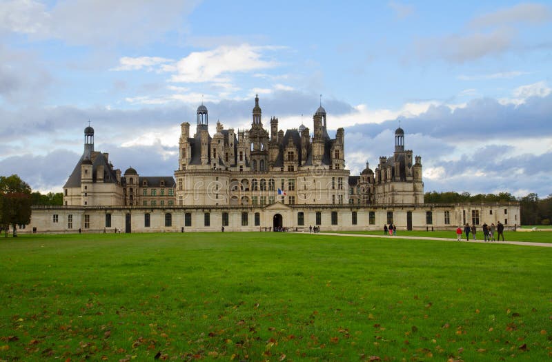 Chambord Schloss, Loire Valley, F Rance Stockfoto Bild von frankreich