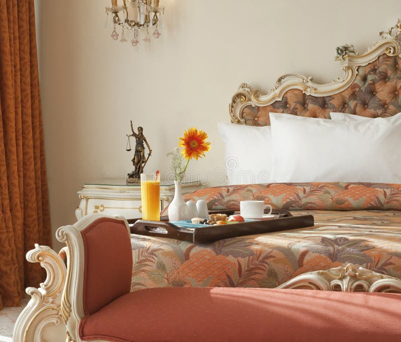 Chambre d'hôtel de luxe photos libres de droits