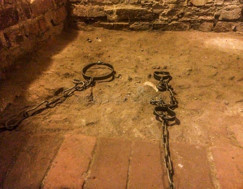 Chambre de torture médiévale, prison images libres de droits Chambre de torture médiévale, prison images libres de droits