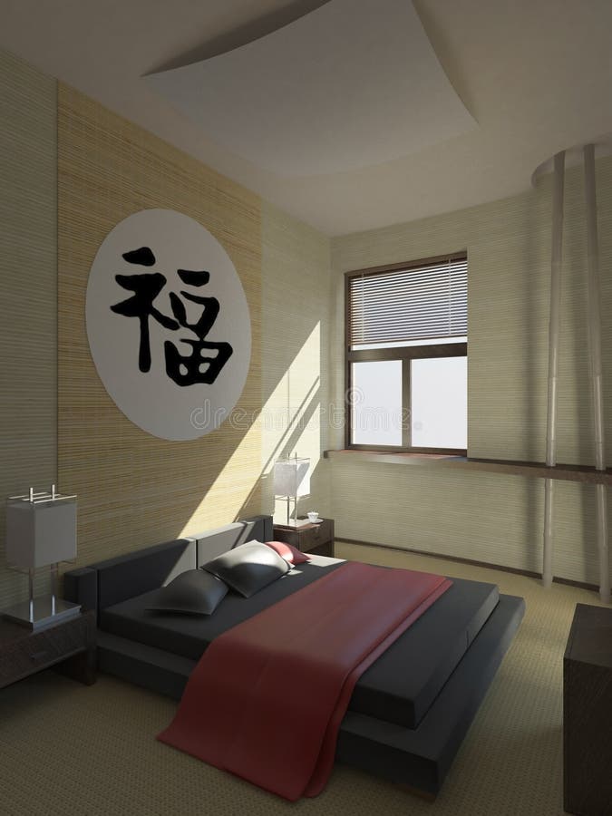 Chambre à coucher moderne d'hôtel illustration de vecteur Chambre à coucher moderne d'hôtel illustration de vecteur