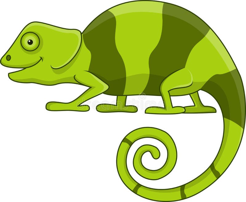 Chameleon cartoon