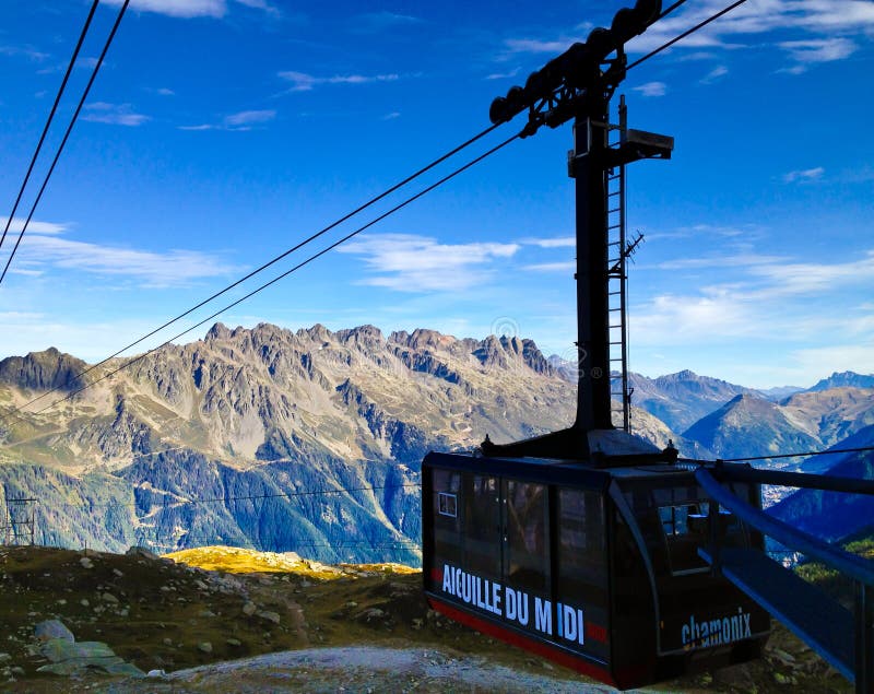 Chamonix Cablecar Editorial Photography Image 27628897