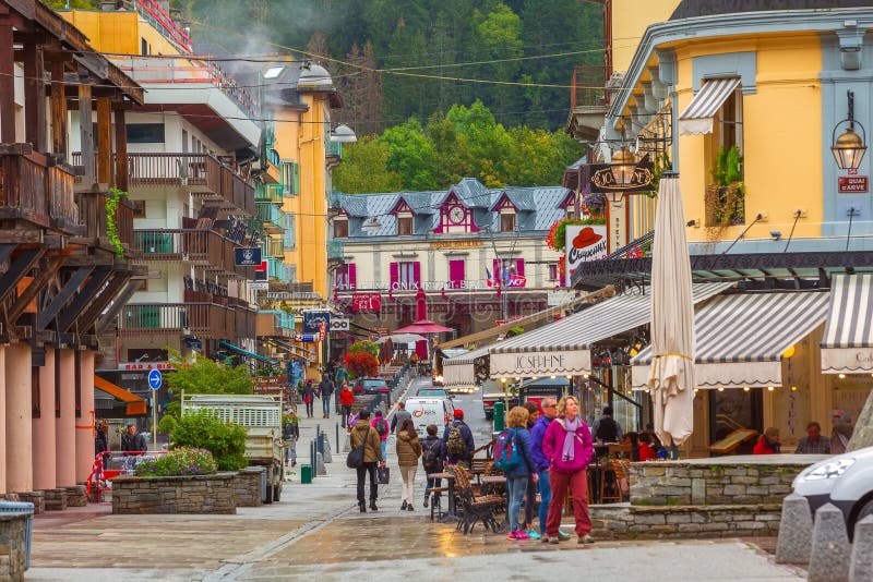 Chamonix Mont-Blanc, Γαλλία στοκ φωτογραφίες