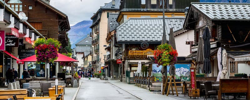 Chamonix Mont-Blanc, Γαλλία στοκ φωτογραφίες με δικαίωμα ελεύθερης χρήσης
