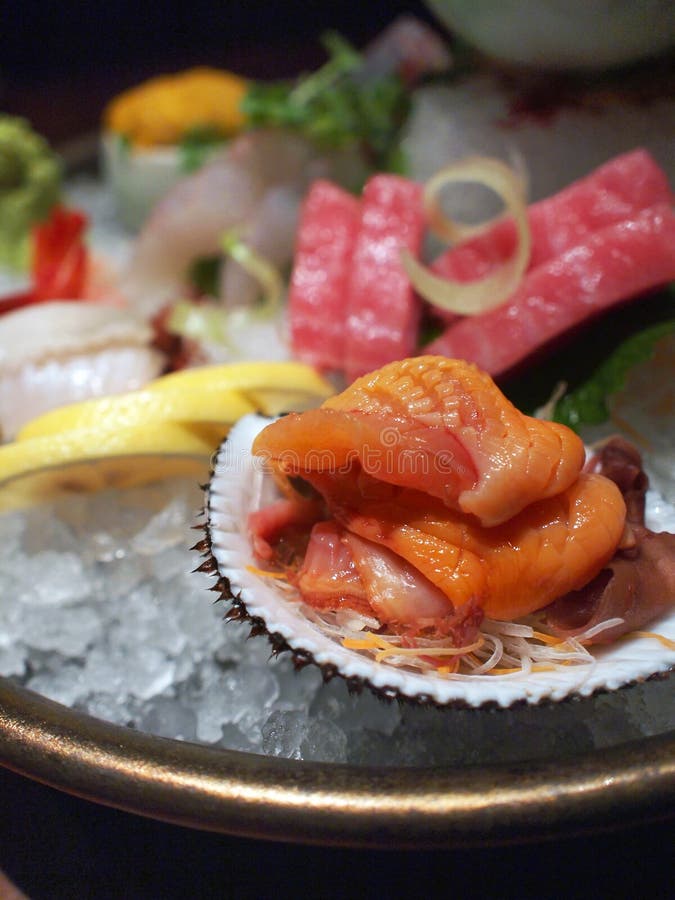 Champ de cablage à couches multiples assorti de sashimi image libre de droits Champ de cablage à couches multiples assorti de sashimi image libre de droits