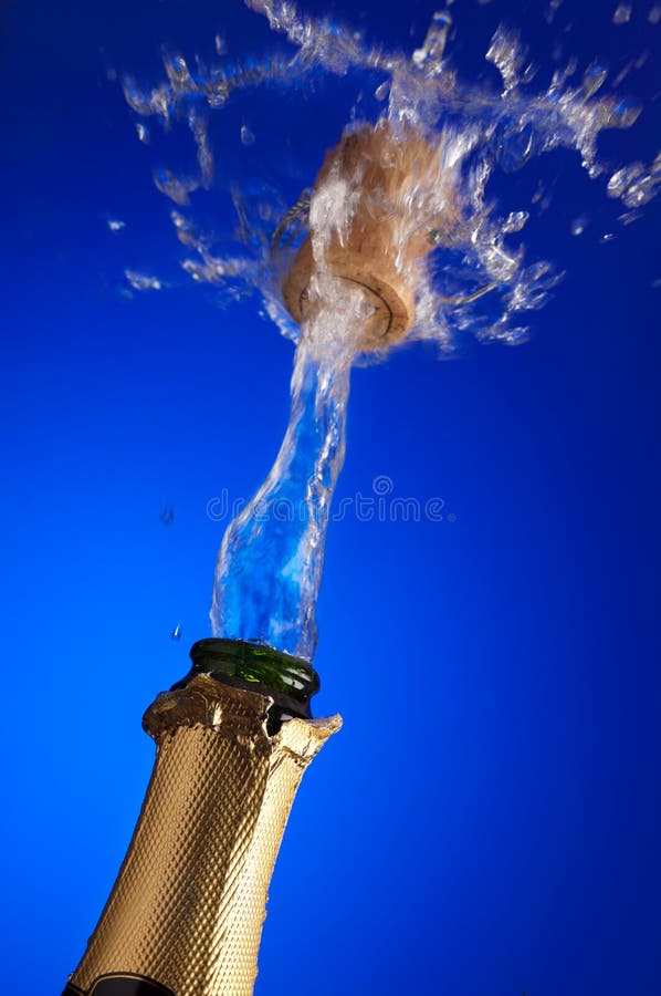 Champagne bottle stock image. Image of anniversary, glass 23495147