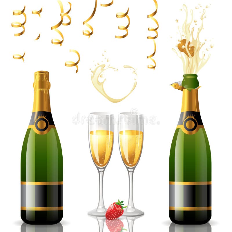 CHAMPAGNE απεικόνιση αποθεμάτων