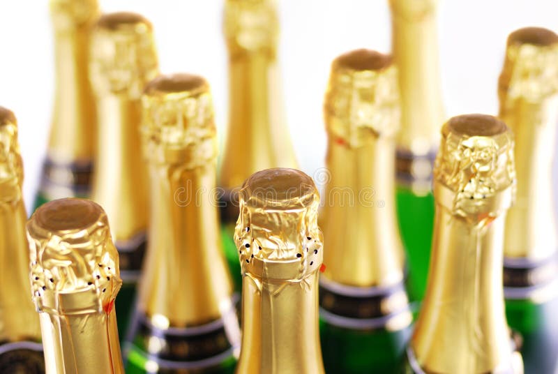 Champagne bottles stock photo. Image of drink, bottle 12107106