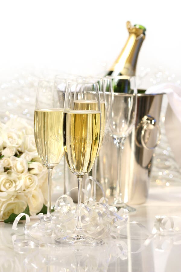 Champagne and Roses stock photo. Image of romance, champagne - 1651388