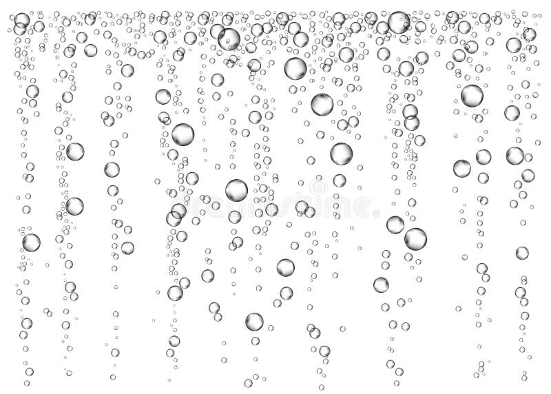 Champagne Brusande drink Undervattens- väsa luftbubblor vektor illustrationer Champagne Brusande drink Undervattens- väsa luftbubblor vektor illustrationer