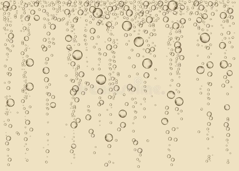 Champagne bubbles vector texture.