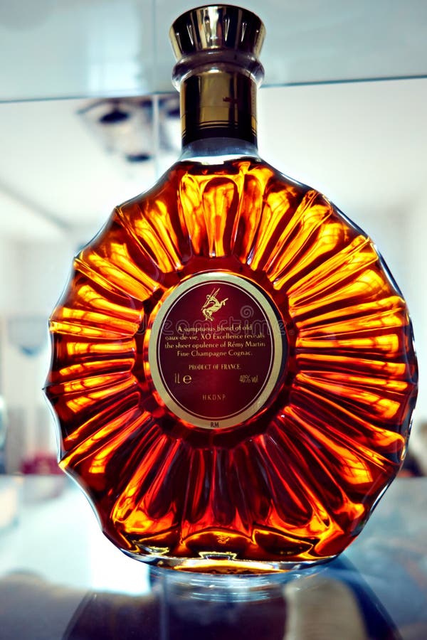 Champagne cognac stock photo. Image of luxurious, remy 48293782