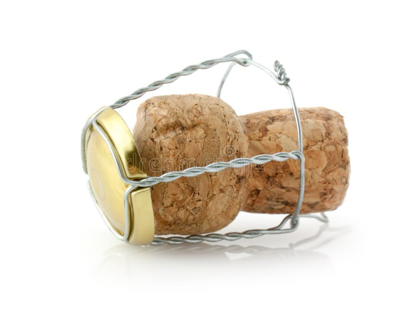Champagne cork stock photo. Image of shopping, gold, studio 12764816