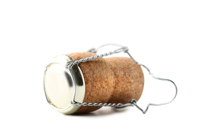 Champagne cork with cap stock photo. Image of holiday 128623084