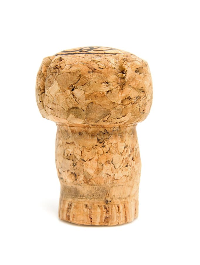 Champagne cork in closeup