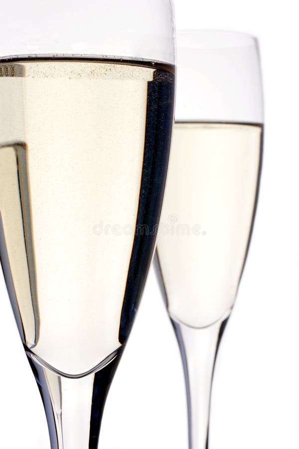 Champagne-Flöten lizenzfreie stockbilder Champagne-Flöten lizenzfreie stockbilder