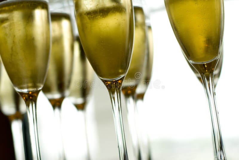 Champagne Glasses stock photo. Image of refreshing, celebration 2007056