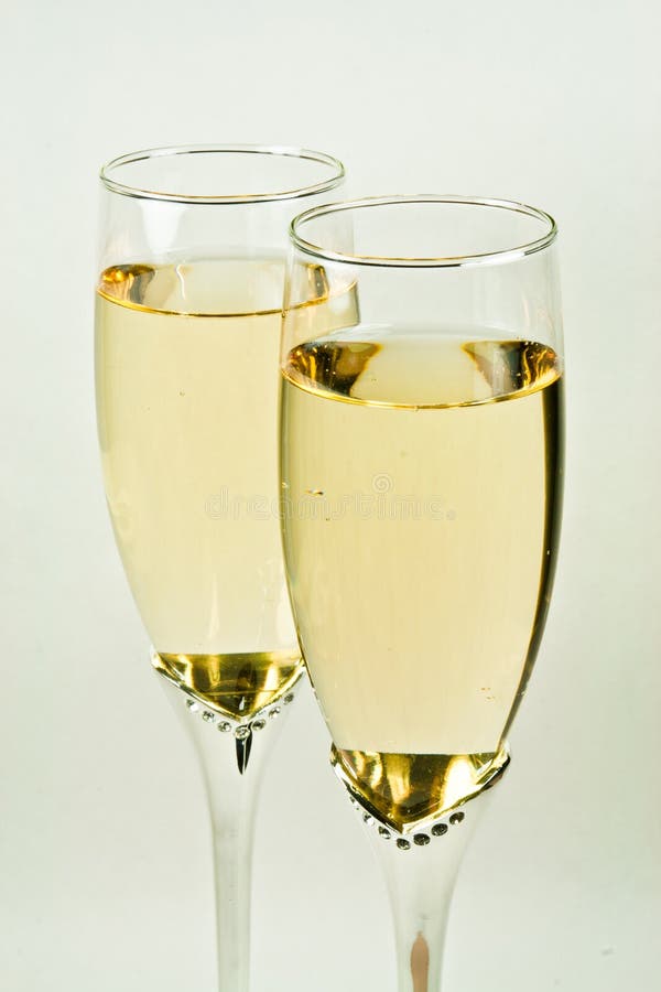 Champagne glasses stock photo. Image of precious, crystal 23103318